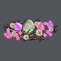 Easter Eggs And Crown Of Thorns Easter Day Vintage Hoodie | Teevron