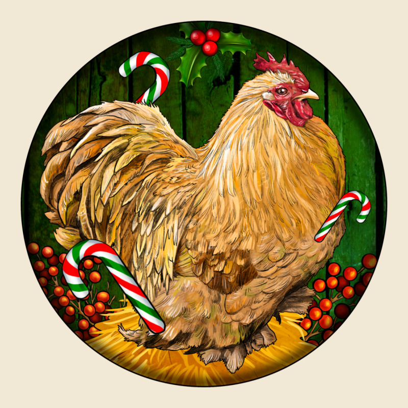 Cochin Rooster Christmas Premium Tee by LillyAllenDesigns | Teevron
