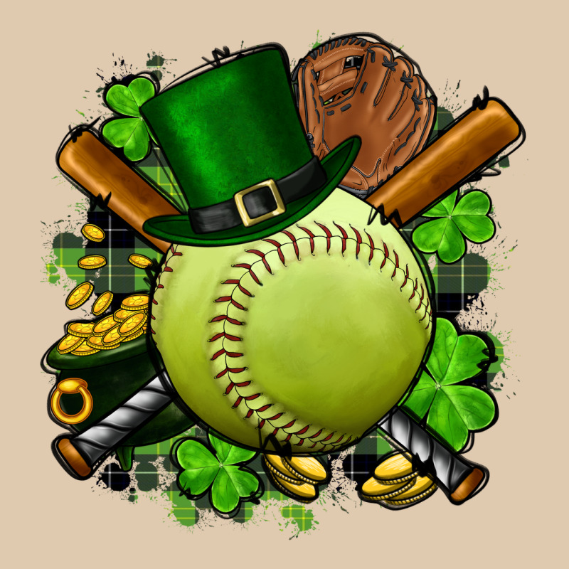 St.patrick's Day Softball Heavyweight Sweatshirt by FaDigitalArtStudio | Teevron