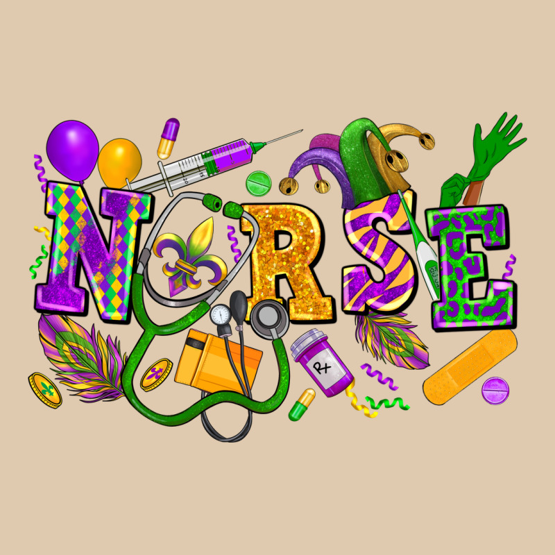 Nurse Mardi Gras Heavyweight Sweatshirt by FaDigitalArtStudio | Teevron