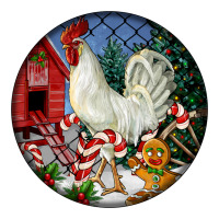 leghorn rooster christmas ornament | Teevron