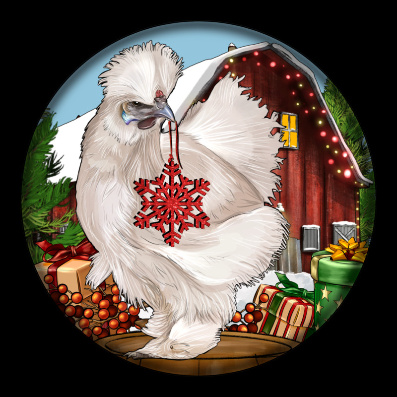 Silkie Chicken Christmas Premium Tee by LillyAllenDesigns | Teevron
