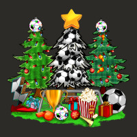 Christmas With Soccer Trees Heavy Core Tee | Teevron