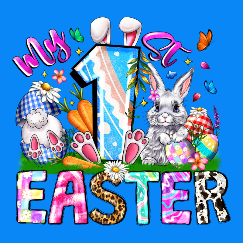 My 1st Easter Zipper Hoodie by CowhideDigitalArt | Teevron