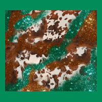Brown Cowhide Glitter Urban Hoodie | Teevron