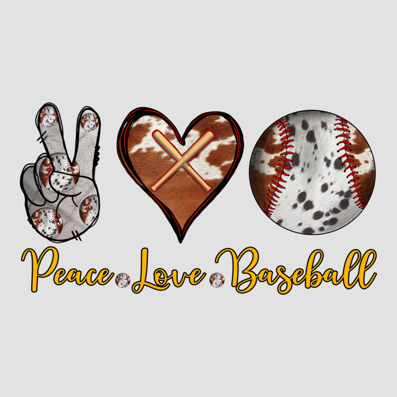 Peace Love Baseball Premium Hoodie by RanaPortraitStore | Teevron