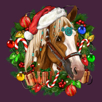 Horse Christmas Wreath Long Sleeve Tee | Teevron