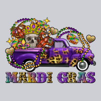 Mardi Gras Skull Truck Heavyweight Sweatshirt | Teevron