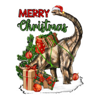 Merry Christmas Brachiosaurus Premium Tee | Teevron