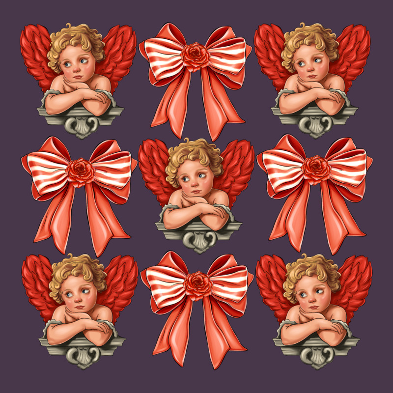 Valentines Eros And Bow Heavyweight Hoodie by CowhideDigitalArt | Teevron