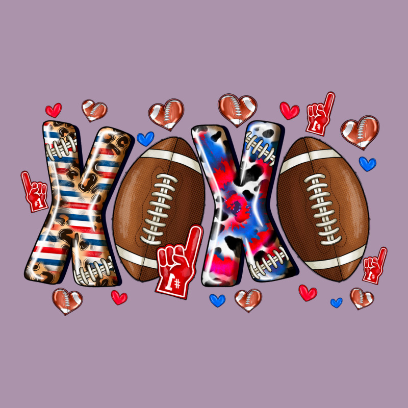 Xox Football Heavyweight Hoodie by CowhideDigitalArt | Teevron