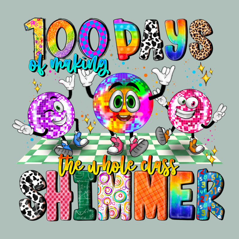 100 Days Of Making The Whole Class Shimmer Heavyweight Hoodie by CowhideDigitalArt | Teevron