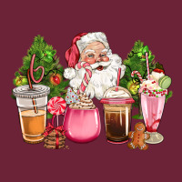 Pink Christmas Santa Coffe Cups Long Sleeve Tee | Teevron