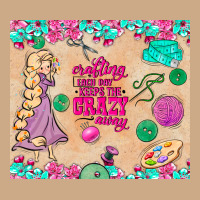 Sewing Crafting Each Day Keeps The Crazy Away Vintage Hoodie | Teevron