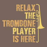 Relax The Trombone Player Is Here Gift Trombone Gifts Premium Hoodie | Teevron