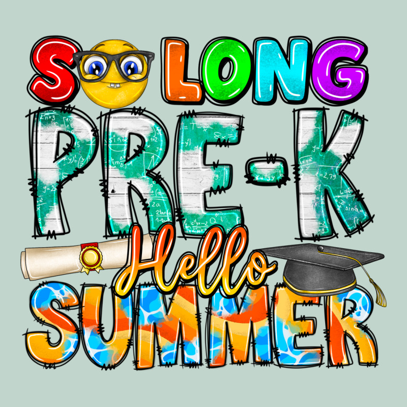 So Long Pre K Hello Summer Zipper Hoodie by CowhideDigitalArt | Teevron