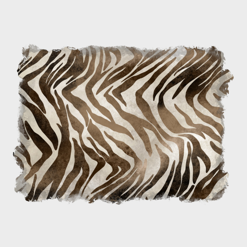 Brown Zebra Pattern Background Urban Hoodie by BarkalooDesign | Teevron