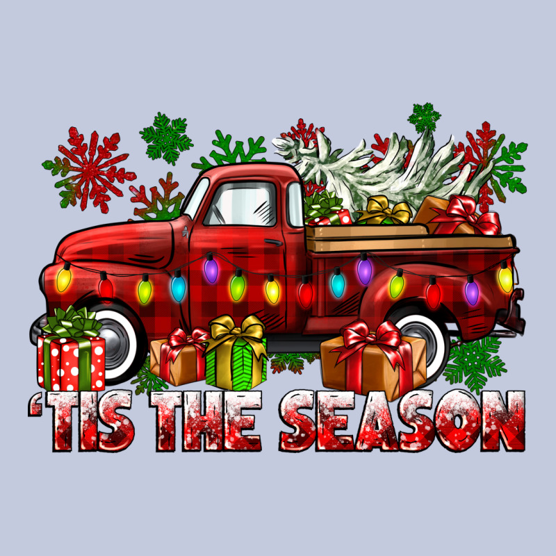 Tis The Season Christmas Truck Long Sleeve Tee by CowGirlArtShop | Teevron
