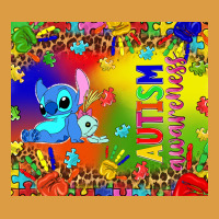 Autism Awareness With Stitch Tumbler Urban Heavy Tee | Teevron