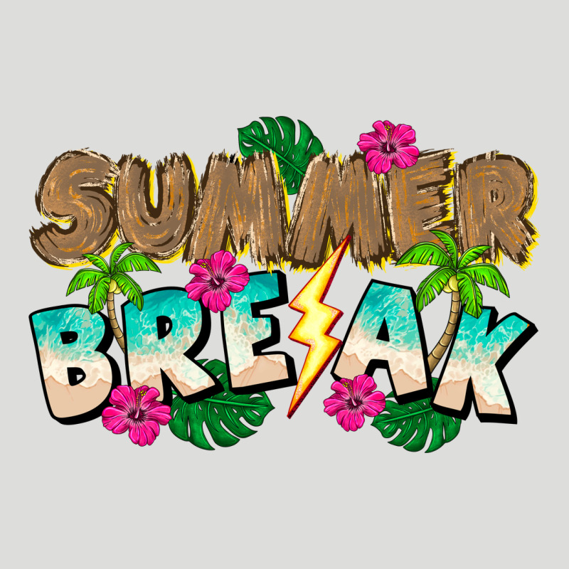 Summer Break Zipper Hoodie by CowhideDigitalArt | Teevron