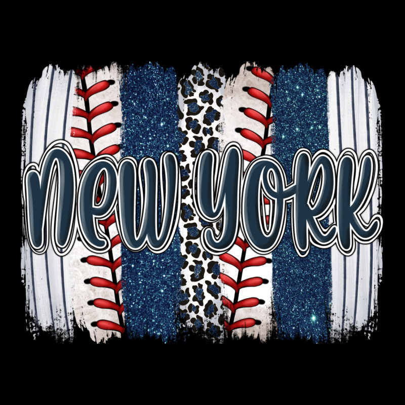New York Baseball Team Spirit Brushstrokes Ladies Tee by Artiststas | Teevron