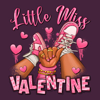 Little Miss Valentine Afro Kid Sneakers Premium Tee | Teevron