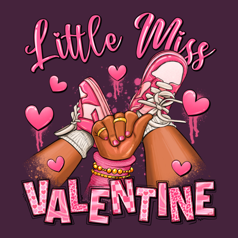 Little Miss Valentine Afro Kid Sneakers Premium Tee by RanaPortraitStore | Teevron