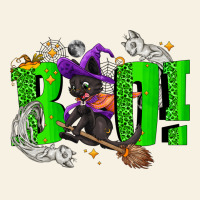 Boo! With Black Cat Halloween Vintage Tee | Teevron