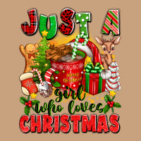 Just A Girl Who Loves Christmas Vintage Tee | Teevron