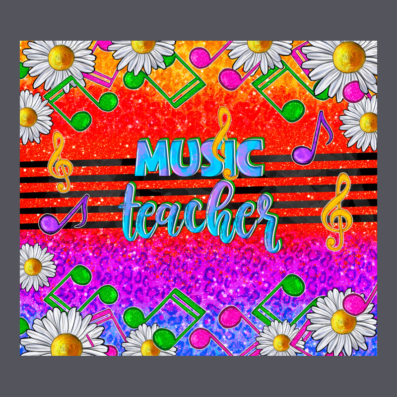 Rainbow Music Teacher Vintage Hoodie by TumblerDesignByShophia | Teevron