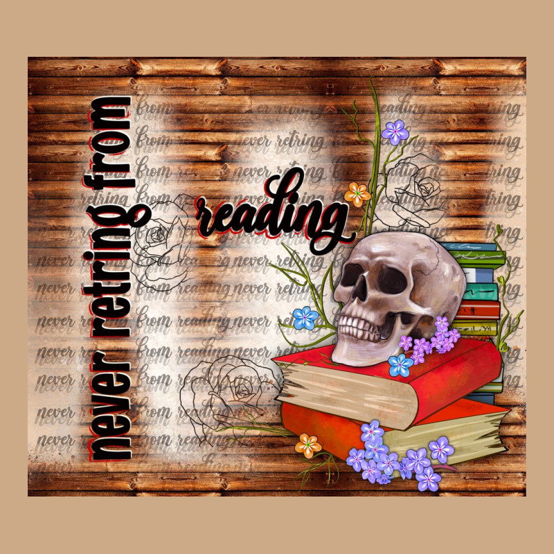 Never Retring From Reading Vintage Hoodie by TumblerDesignByShophia | Teevron