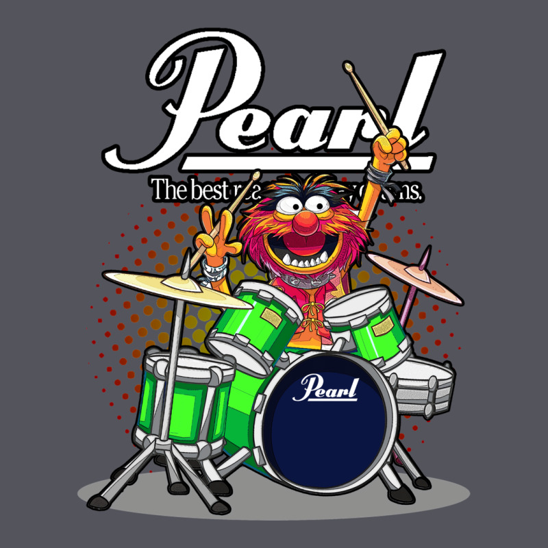 Animal Drummer Pearl Drums Vintage Hoodie by lanVoArt | Teevron