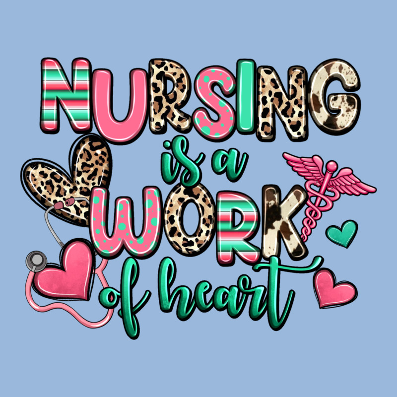 Nursing Is A Work Of Heart Premium Hoodie by RanaPortraitStore | Teevron