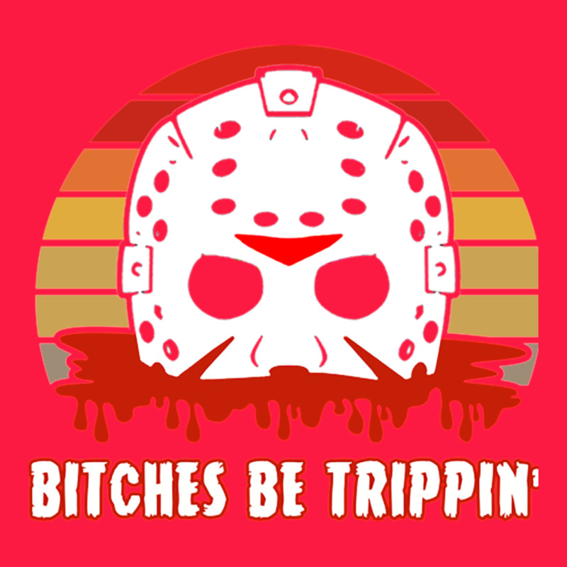 Halloween Bitches Be Trippin Jason Mask Zipper Hoodie by lanVoArt | Teevron