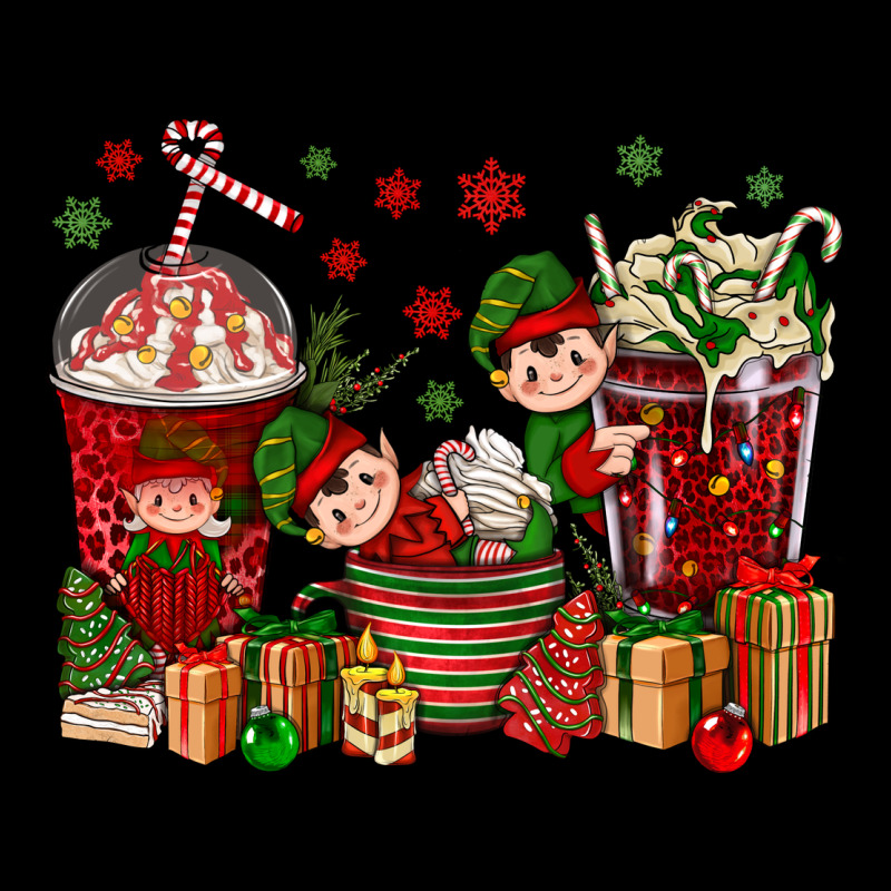 Elf Coffee Cups Christmas Heavy Core Tee by BundleAndBundleShop | Teevron