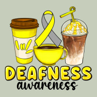Deafness Awareness Coffee Cups Ladies Tee | Teevron