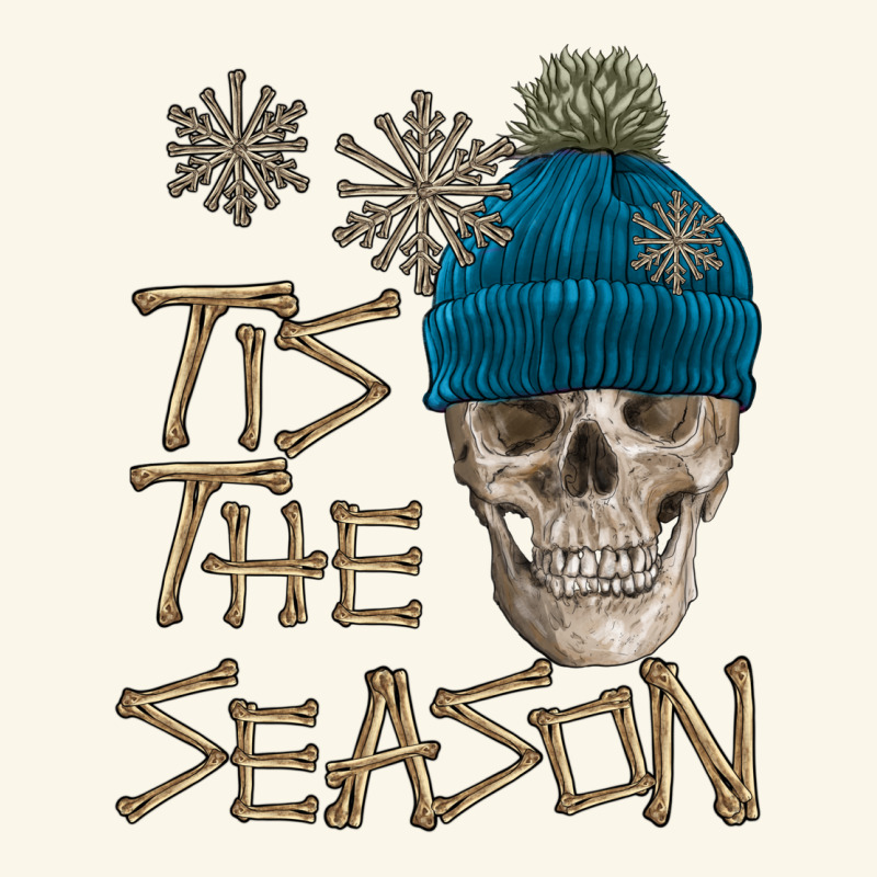 Skull Tis The Season Winter Premium Hoodie by FaDigitalArtStudio | Teevron