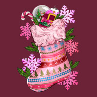 Pink Christmas Socks Long Sleeve Tee | Teevron