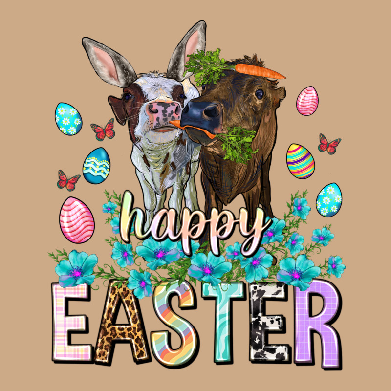 Happy Easter Heifers Easter Day Vintage Hoodie by HowdyJamesFarm | Teevron