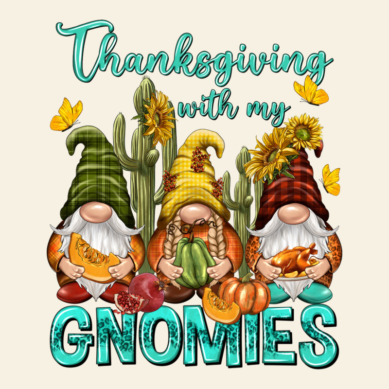 Thanksgiving With My Gnomes Vintage Tee by NancyCooperArtShop | Teevron