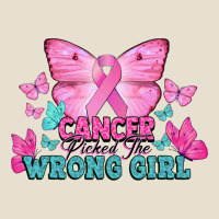 Cancer Picked The Wrong Girl Cancer Awareness Urban Heavy Tee | Teevron