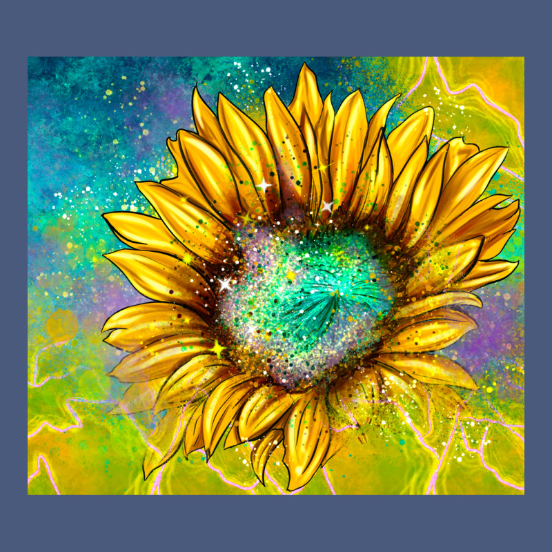 Sparkling Sunflower Vintage Hoodie by TumblerDesignByShophia | Teevron