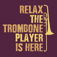 Relax The Trombone Player Is Here Gift Trombone Gifts Urban Hoodie | Teevron
