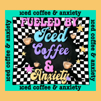 Fueled By ıced Coffee And Anxiety Vintage Hoodie | Teevron