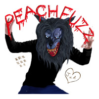 creep    hq peachfuzz werewolf mask pose | Teevron