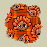 Thanksgiving Turkey With Tartan Patch Heavy Core Tee | Teevron