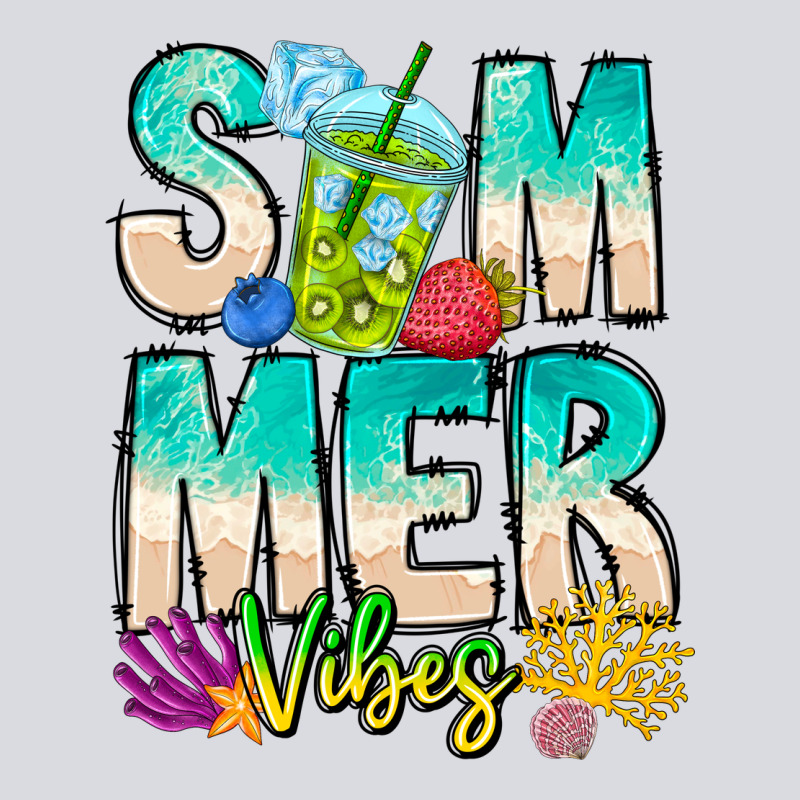 Summer Vibes Zipper Hoodie by CowhideDigitalArt | Teevron