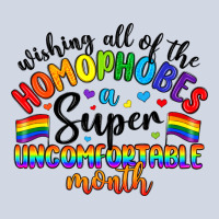 Wishing All Of The Homophobes Uncomfortable Month Premium Sweatshirt | Teevron