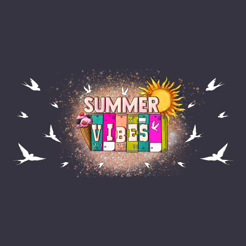 Summer Vibes With Birds Vintage Hoodie by TumblerDesignByShophia | Teevron