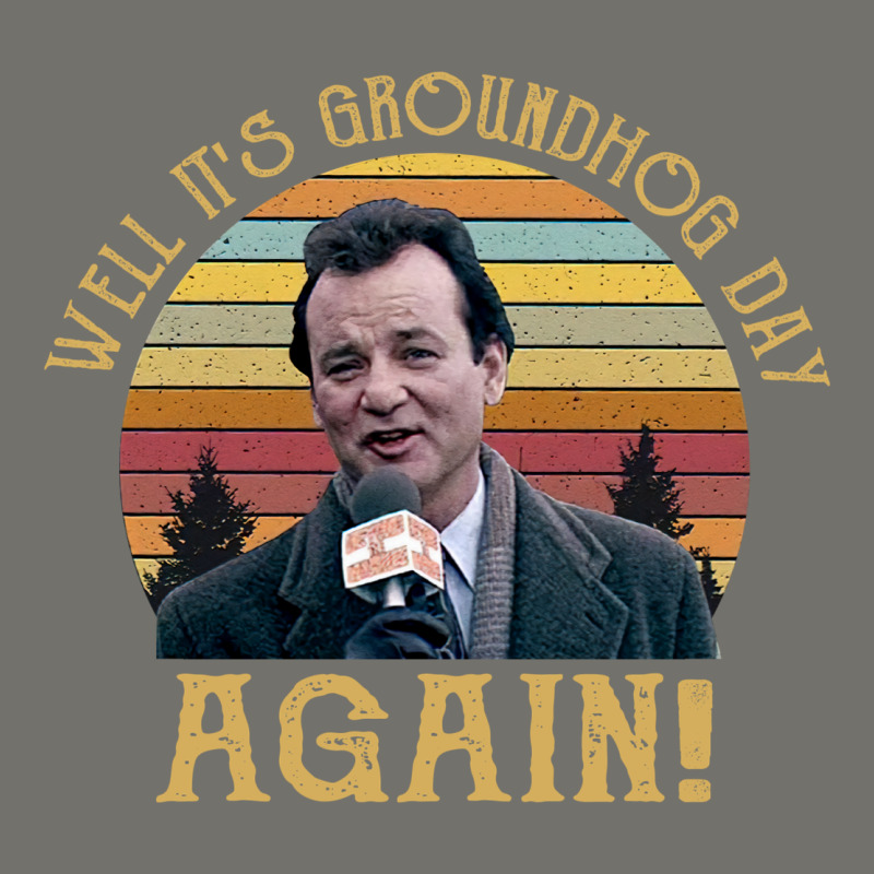 Vintage Well It's Groundhog Day Again Unisex Shirt Premium Hoodie by lanVoArt | Teevron
